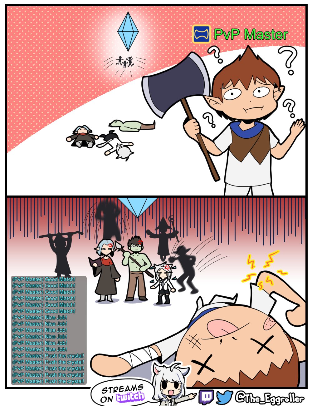 TheEggroller 🍳VTUBER🌱 on X: “Final Fantasy XIV comic I made 