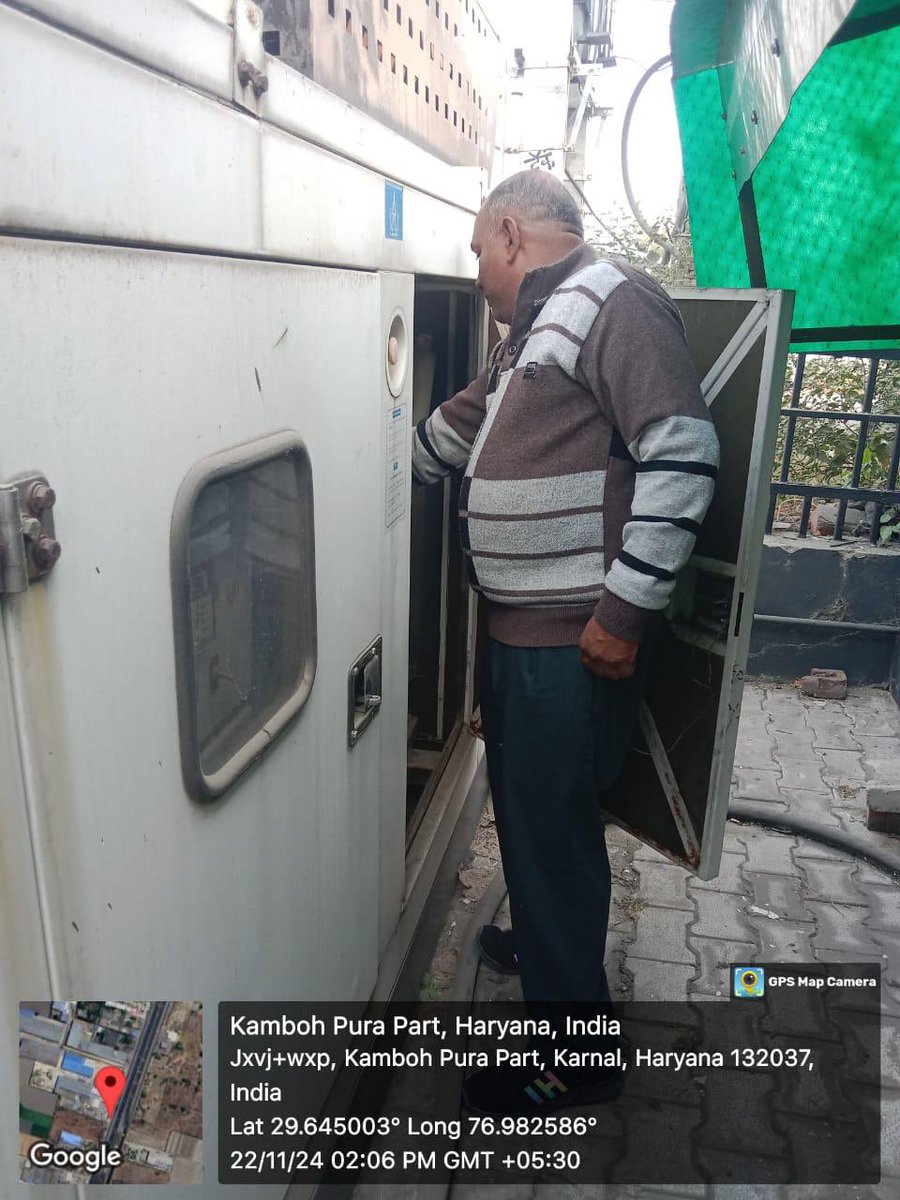 Sahil Automobiles DG Set Sealed Dated 22.11.2024.