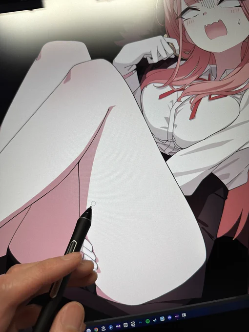 絵が出来た作業時間で気絶 