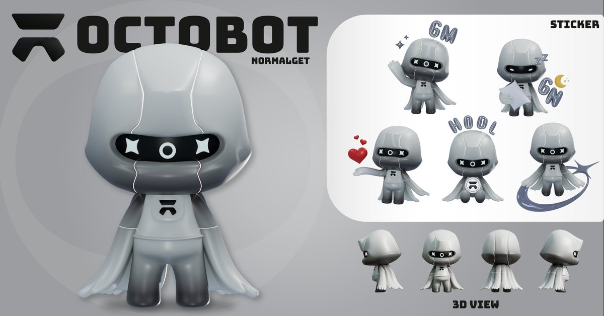 NormalgetB's tweet photo. $OBOT ,@oxyz 
#OBOTStickerContest #WeAreO 

"Octobot"
🐙&amp;🤖

Concept Design:
A fusion of octopus flexibility and cutting-edge robotics! With its sleek, intelligent, and friendly design, Octobot embodies creativity and innovation. Perfect for Icon of Global Connection✨ https://t.co/ZwG8DGBcJy