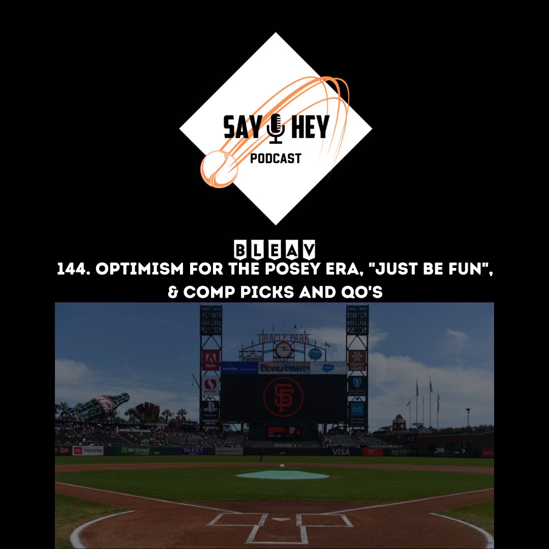 ⚾️ NEW EPISODE ⚾️ 

<a href="/SayHeyPodcast/">Say Hey Podcast</a> <a href="/SayHeyRob/">Robbie Lewis</a> <a href="/BrooksKnudsen/">Brooks Knudsen</a> <a href="/BleavNetwork/">Bleav</a> <a href="/SFGiants/">SFGiants</a> 

🍎: podcasts.apple.com/us/podcast/say…

Other Pods: beacons.ai/sayheypodcast

#sfgiants #MLB