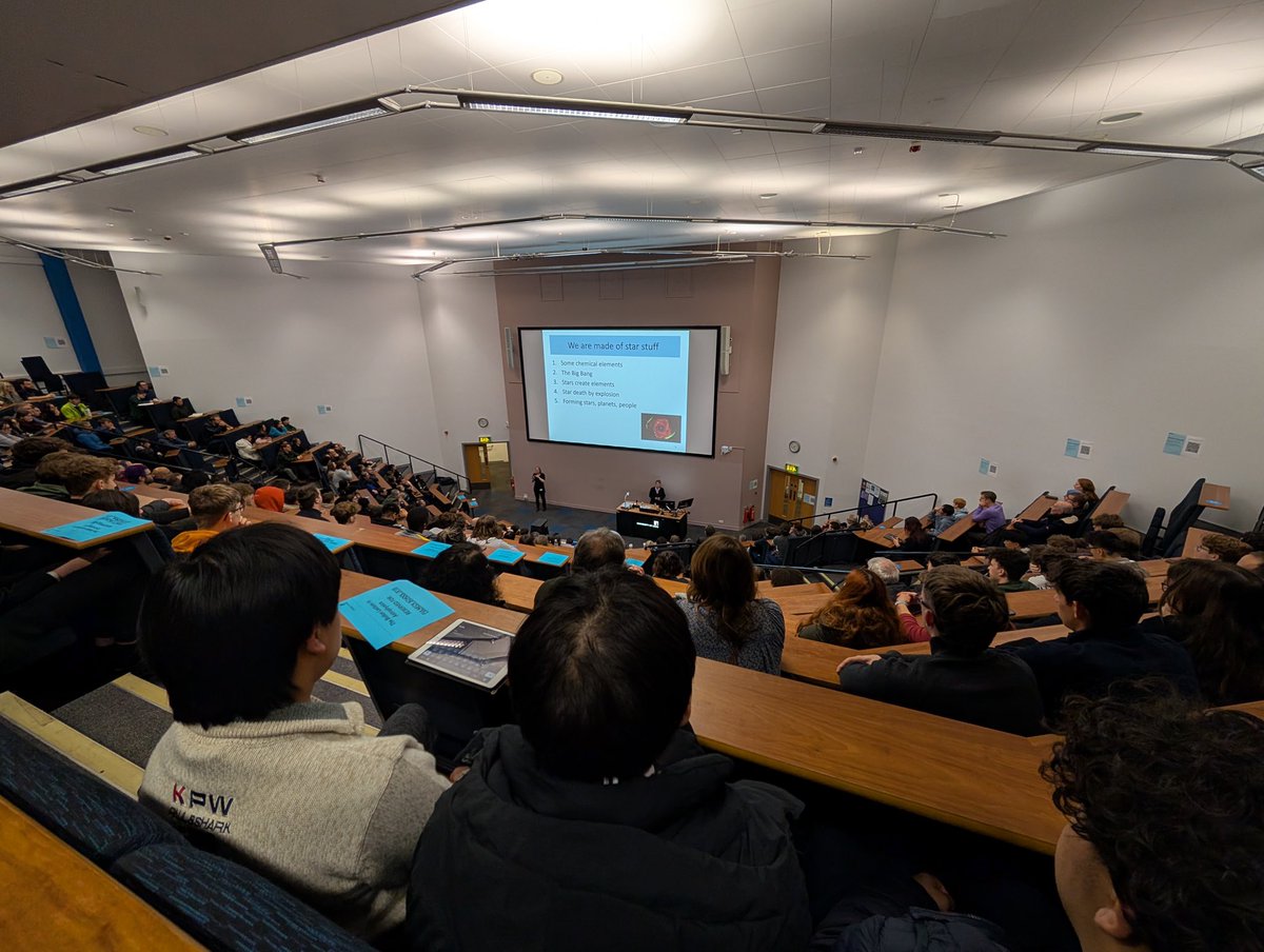 Denys Salt Sixth Form Centre (@denyssalt6form) on Twitter photo Students were amazed at the Bolton Lecture in Astrophysics. Renowned physicist, Dame Jocelyn Bell Burnell spoke about the chemical elements found in human bodies & how the stars created these elements & made them available to us. <a href="/TitusSaltSchool/">Titus Salt School</a>
<a href="/UniversityLeeds/">University of Leeds</a> Students were amazed at the Bolton Lecture in Astrophysics. Renowned physicist, Dame Jocelyn Bell Burnell spoke about the chemical elements found in human bodies & how the stars created these elements & made them available to us. <a href="/TitusSaltSchool/">Titus Salt School</a>
<a href="/UniversityLeeds/">University of Leeds</a>