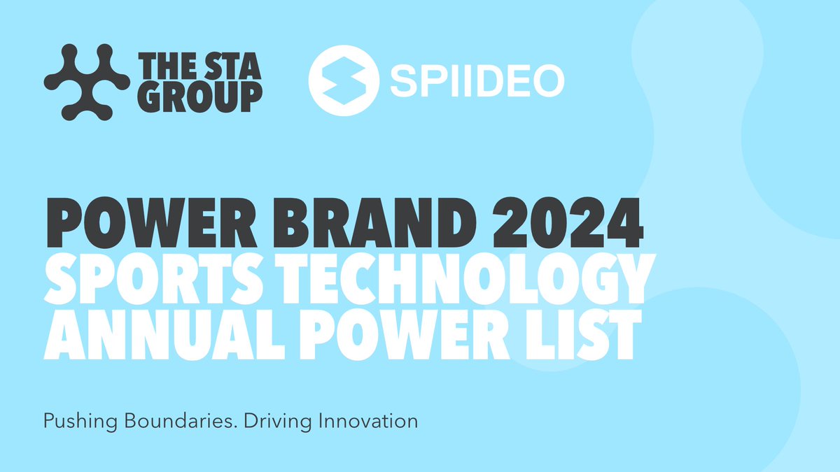 Spiideo (@spiideo) on Twitter photo 🎉 Spiideo is on the 2024 Sports Tech Power List! Honored to be named among the Top 100 innovators revolutionizing sports with bold ideas and cutting-edge tech. Thank you <a href="/SportTechGroup/">The STA Group</a> for recognizing our work in transforming how sports are produced, shared, and experienced. 🎉 Spiideo is on the 2024 Sports Tech Power List! Honored to be named among the Top 100 innovators revolutionizing sports with bold ideas and cutting-edge tech. Thank you <a href="/SportTechGroup/">The STA Group</a> for recognizing our work in transforming how sports are produced, shared, and experienced.