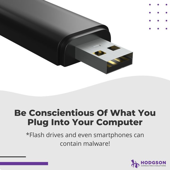 hodgsontechtip's tweet image. Most people don’t know that smartphones can contain malware, and they likely won’t notice until there is an issue!

👉🏻Always make sure your computer has the proper security systems in place BEFORE connecting devices like phones or USBs.

#quicktechtip #businesstip #msp #Hodgson