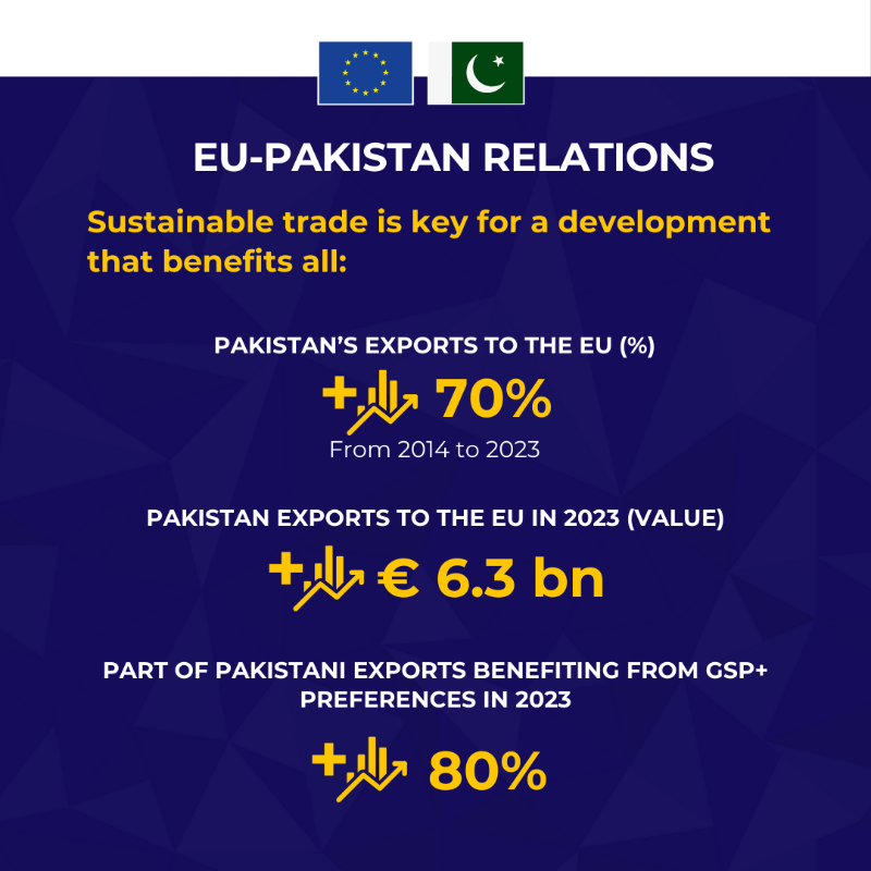 eu_eeas's tweet photo. Steps forward in our 🇪🇺 EU 🇵🇰 Pakistan partnership.

At the Joint Commission, Federal Secretary Dr. Kazim Niaz and @PAMPALONIPAOLA discussed ways to strengthen cooperation on #HumanRights and #Prosperity through deeper dialogue and sectoral collaboration.

@EUPakistan