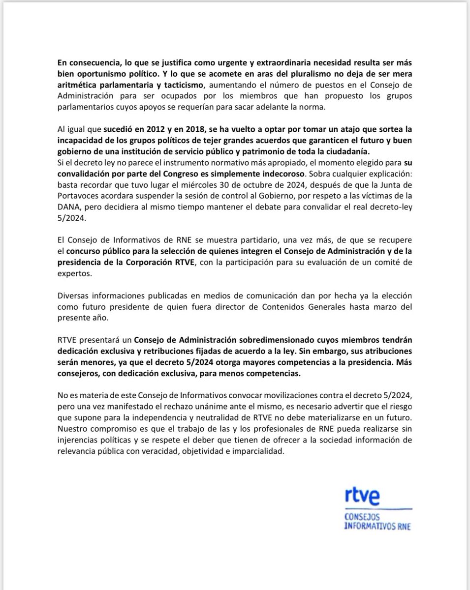 Consejo de Informativos RNE tweet media