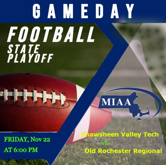MIAA (@1miaa033) on Twitter photo 🏈MIAA D5 FINAL FOUR🏆
<a href="/ST_RamsFootball/">Shawsheen Football</a> & <a href="/ORRFootball/">ORR Football</a>
📅 Friday 11/22 6:00pm
📹 Live stream: bit.ly/3YsG11h
📍 at Scituate HS
<a href="/shawtech_sports/">Shawsheen Athletics</a> <a href="/shawtech_hs/">Shawsheen Tech</a> <a href="/svthsaa_alumni/">Shawsheen Alumni</a> <a href="/ShawsheenClubs/">Shawsheen Activities</a> <a href="/ORRBulldogs/">ORRHS</a> <a href="/BryceGuilbeault/">Coach Guilbeault</a> <a href="/JakeProffit1/">Jake proffit</a> <a href="/Gavin_Martin4/">Gavin Martin</a> 🏈MIAA D5 FINAL FOUR🏆
<a href="/ST_RamsFootball/">Shawsheen Football</a> & <a href="/ORRFootball/">ORR Football</a>
📅 Friday 11/22 6:00pm
📹 Live stream: bit.ly/3YsG11h
📍 at Scituate HS
<a href="/shawtech_sports/">Shawsheen Athletics</a> <a href="/shawtech_hs/">Shawsheen Tech</a> <a href="/svthsaa_alumni/">Shawsheen Alumni</a> <a href="/ShawsheenClubs/">Shawsheen Activities</a> <a href="/ORRBulldogs/">ORRHS</a> <a href="/BryceGuilbeault/">Coach Guilbeault</a> <a href="/JakeProffit1/">Jake proffit</a> <a href="/Gavin_Martin4/">Gavin Martin</a>