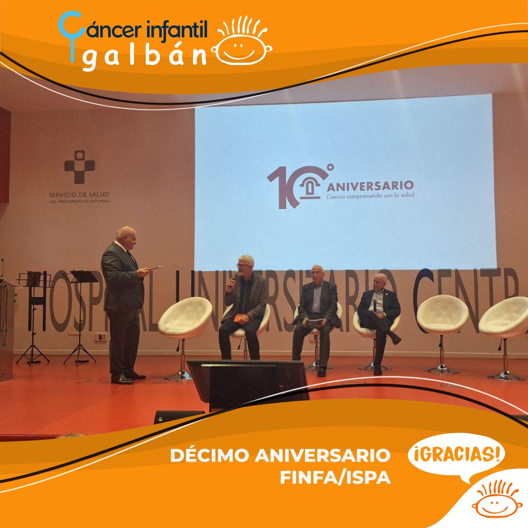 Ayer estuvimos en el décimo aniversario de la FINBA/ISPA. Desde Galbán, os felicitamos y agradecemos sobremanera todas las investigaciones que se llevaron a cabo sobre cáncer infantil en colaboración con nuestra Asociación. ¡Enhorabuena por el trabajo bien hecho!