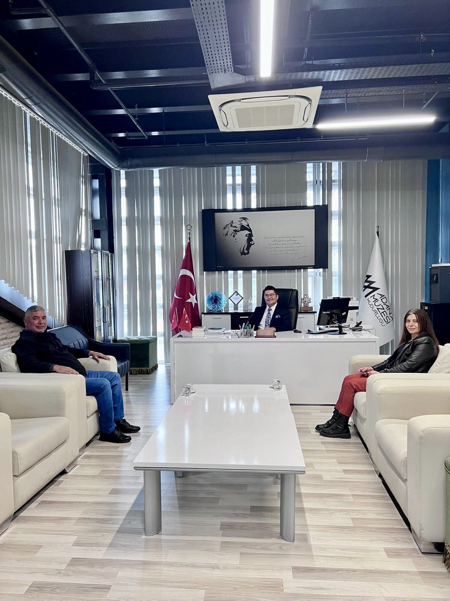 📌Adana Turizmi Geliştirme ve Altyapı Hizmet Birliği Müdürü Sn. Selçuk MAMAK, İl Müdürümüz Sn. Emre DURU’yu ziyaret etti. Nazik ziyaretleri için kendilerine teşekkür ederiz.💐