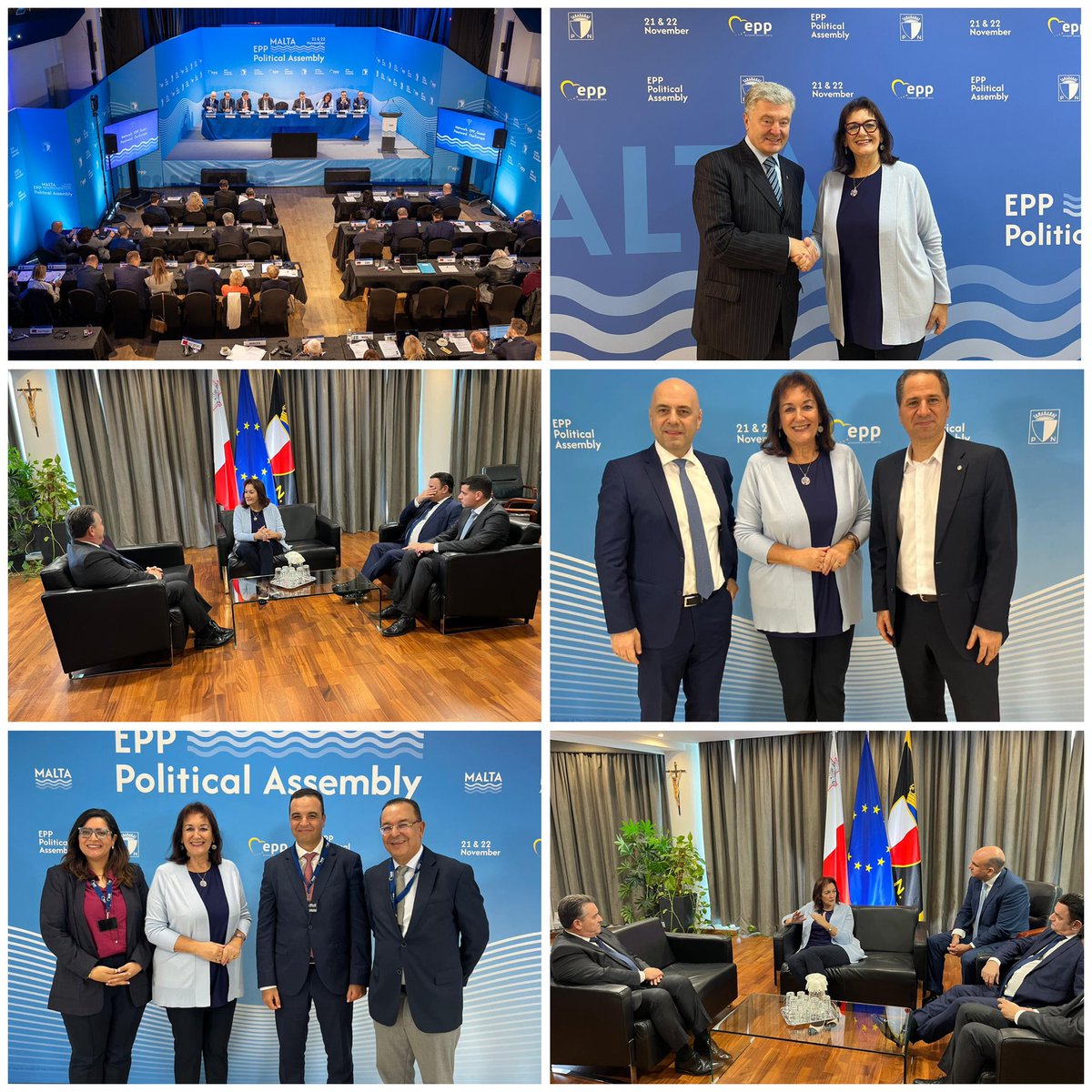 dubravkasuica's tweet photo. Competitiveness, security, economic growth & partnerships in the Mediterranean were at the heart of discussions during the @EPP #PoliticalAssembly in #Malta.
#Mediterranean #Ukraine https://t.co/L1JM1S1YCv