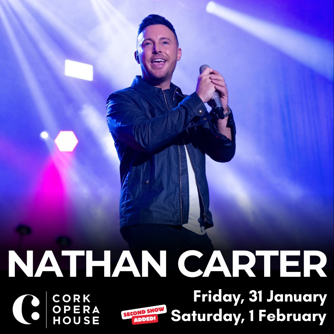 Cork Opera House (@corkoperahouse) on Twitter photo Due to huge demand, we have added a second Nathan Carter show in 2025, taking place on Saturday February 1. Tickets are on sale now: corkoperahouse.ie/whats-on/natha… <a href="/iamNATHANCARTER/">nathan carter</a> Due to huge demand, we have added a second Nathan Carter show in 2025, taking place on Saturday February 1. Tickets are on sale now: corkoperahouse.ie/whats-on/natha… <a href="/iamNATHANCARTER/">nathan carter</a>
