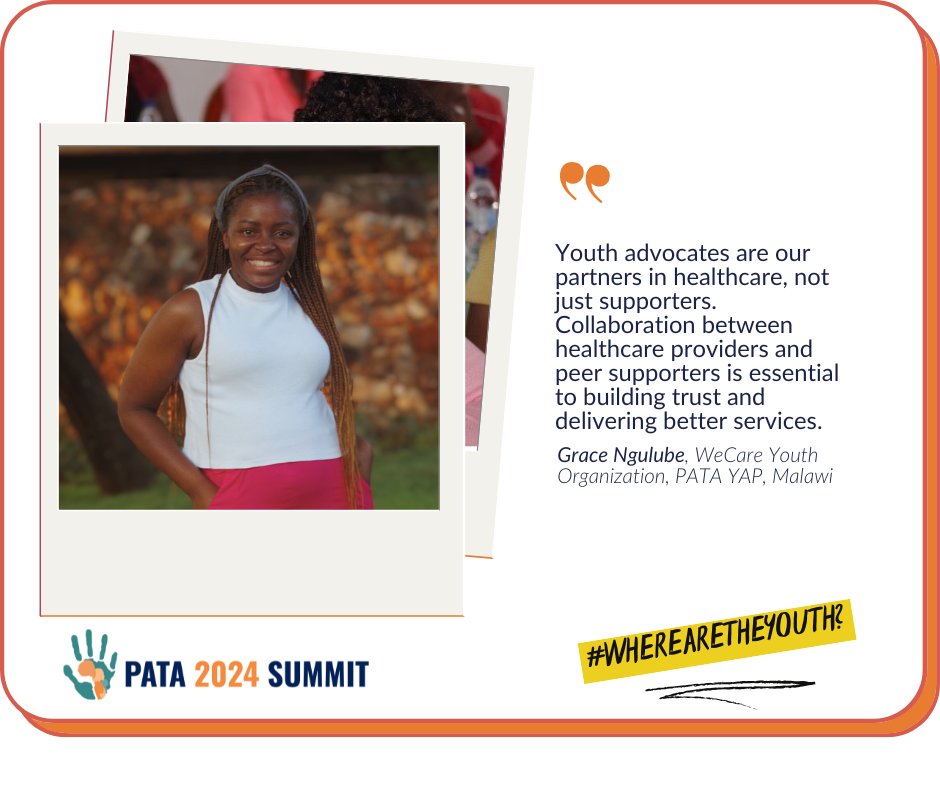 #PATA2024Summit,Empowering healthcare through collaboration: Youth advocates are not just supporters-they are essential partners in building trust and delivering  health care services.