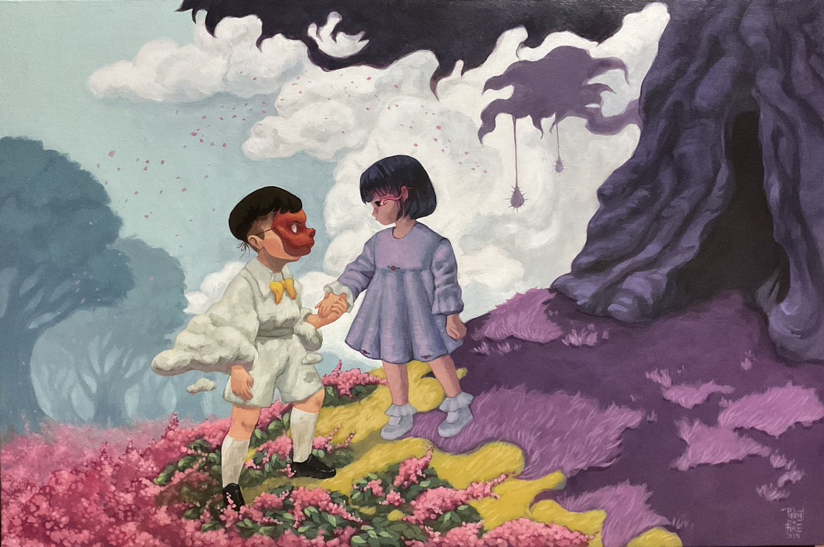 peonyonfire's tweet photo. The timeskip between my abrupt hiatus and return to this app was pretty long. Just plugging a few traditional works (produced Nov ‘23 - Sept ‘24) here that still makes me say “I DID THAT” https://t.co/NJP8Xy5eRL