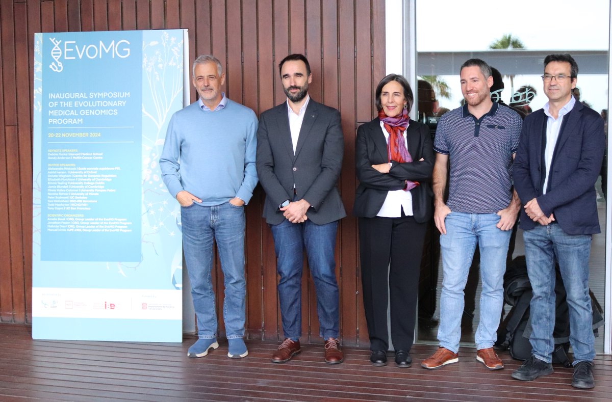 Barcelona Launches World’s First Evolutionary Medical Genomics Program

<a href="/CRGenomica/">Centre for Genomic Regulation (CRG)</a>, <a href="/UPFbiomed/">UPF Medicine and Life Sciences</a> and <a href="/IBE_Barcelona/">Institute of Evolutionary Biology (IBE)</a> researchers are teaming up to explore the evolutionary underpinnings of disease at the molecular level🧬🔬🤩 #UnravellingEvolution

👉ibe.upf-csic.es/news/-/asset_p…