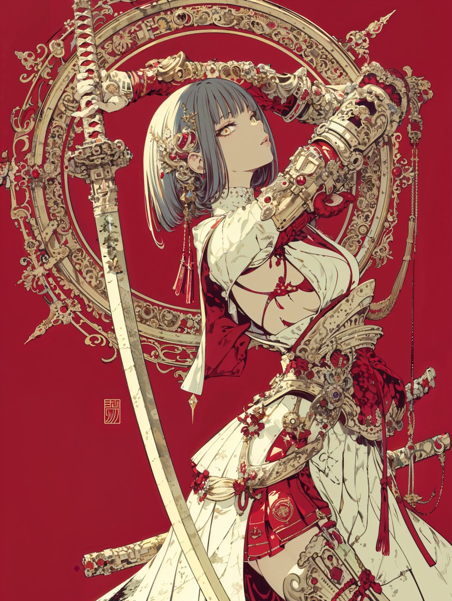 Coharrie_AI's tweet photo. 黒き巫女 https://t.co/dxDB52ZSdS