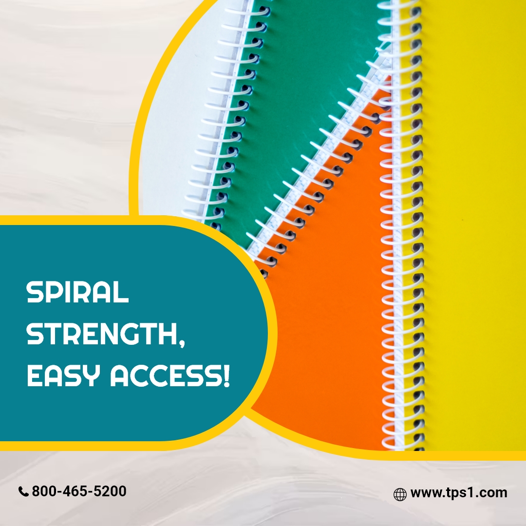 Total_Printing's tweet image. Durability Meets Flexibility!🌟Our spiral binding keeps your documents secure and easily accessible. Perfect for manuals, reports, and presentations. Get yours bound today!📚
tps1.com/mechanical-bin…
#spiralbinding #documentbinding #tps #bookprinting