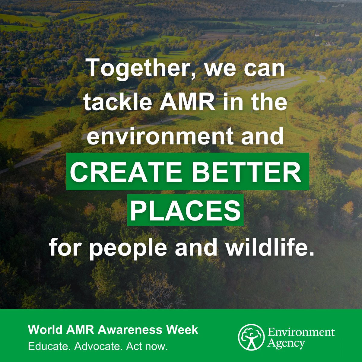 ChiefScienEA's tweet image. The @EnvAgency's research into environmental #AMR provides part of the science and evidence needed to inform future regulatory processes. Working together, we can educate, advocate and act now to respond to #AntimicrobialResistance 🌍
🔗 environmentagency.blog.gov.uk/2024/10/24/mon…
#WAAW #OneHealth