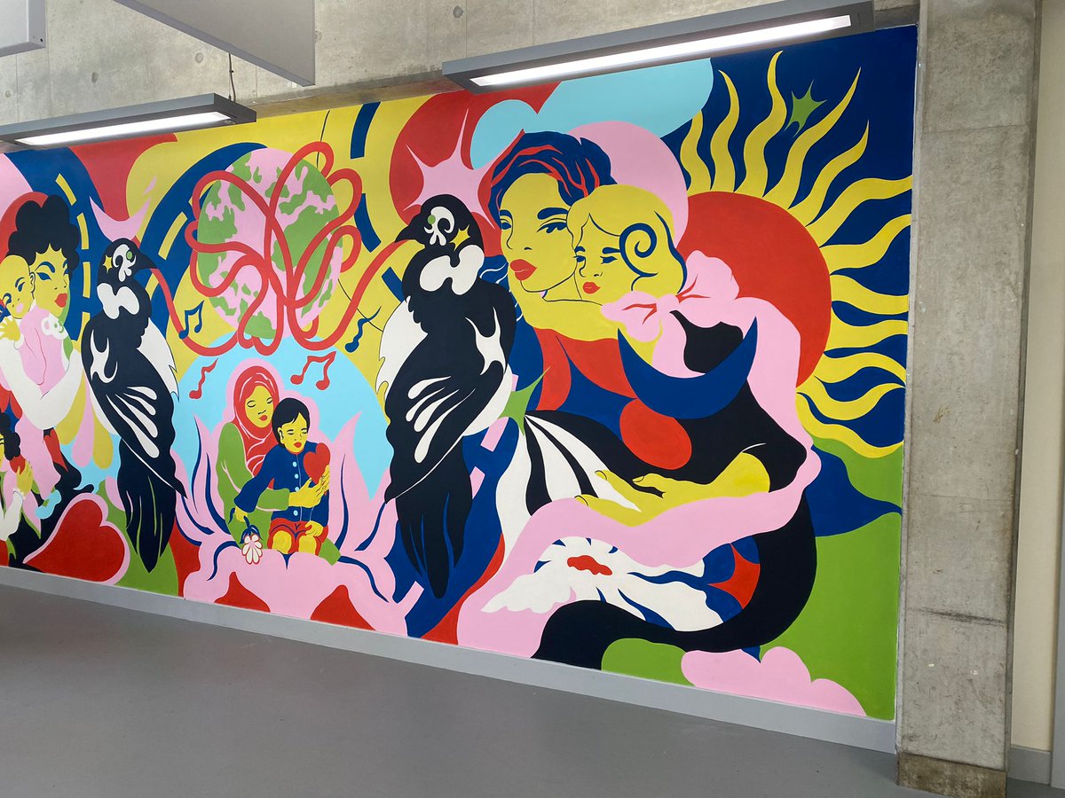 NewhamStories's tweet image. The wonderful @magpieprojectuk bringing stories to live in a new mural at their new Grassroots Centre.

@newhamlondon
@NewhamLibraries
@ace__london
@discover_story