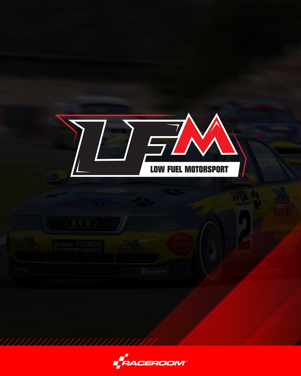 We are very excited about <a href="/LFMotorsport/">Low Fuel Motorsport</a> working on adding #RaceRoom to its platform 🏁

With our huge selection of cars and tracks and rock solid net code, online racers are in for a treat! 🔥