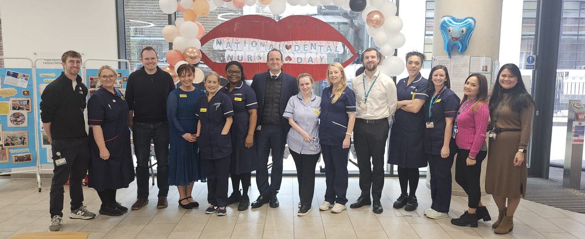 Happy #Nationaldentalnurseday #2024 to our fantastic #dentalnurses <a href="/uclh/">UCLH</a> such creativity and positivity today to celebrate. What a pleasure to work with you all! Thanks for all the care you provide and work you do 🥰 the absolute A team