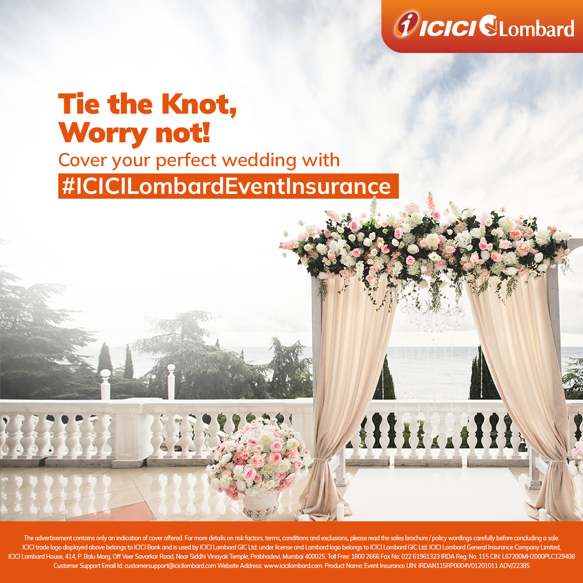 ICICILombard's tweet image. Planning your dream wedding?😍

Don’t let unexpected surprises ruin your special day😌

ICICI Lombard’s Event Insurance covers everything from venue cancellations to vendor no-shows. Enjoy your day with confidence ✨

#ICICILombard #NibhayeVaade #WeddingInsurance #EventInsurance