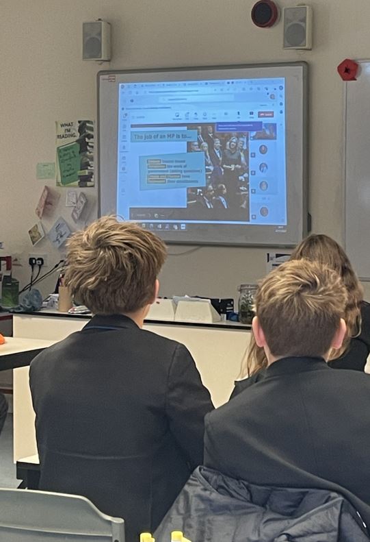 EducationMSmith's tweet photo. Last session for UK Parliament Week was an online presentation for 450 pupils at Casterton College @UKParlEducation #ukpw #ukpw2024 https://t.co/Qb7qrJ82Jl
