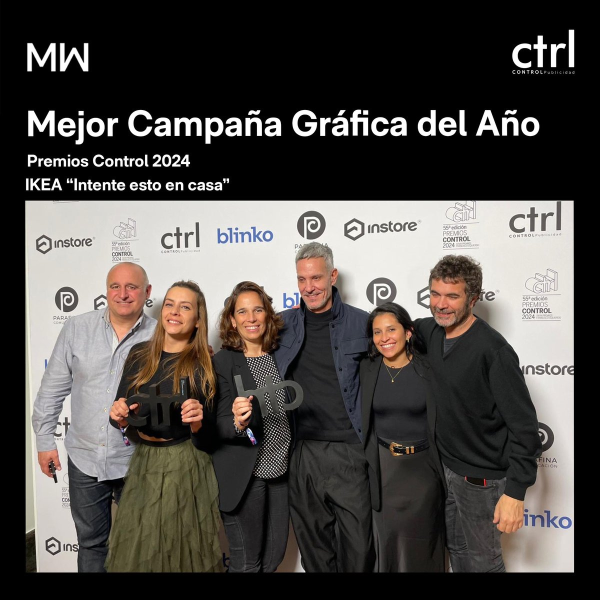 McCann_Spain's tweet image. Anoche se celebró la gala de los Premios @revistactrl  2024, y nuestro trabajo &quot;Intente esto en casa&quot; para IKEA fue reconocido por sus lectores con el 1º Premio en categoría Mejor Campaña Gráfica.  

🙌 ¡Bravo equipo e @IKEASpain !❤️

#mccannworldgroup #IKEA #PremiosControl