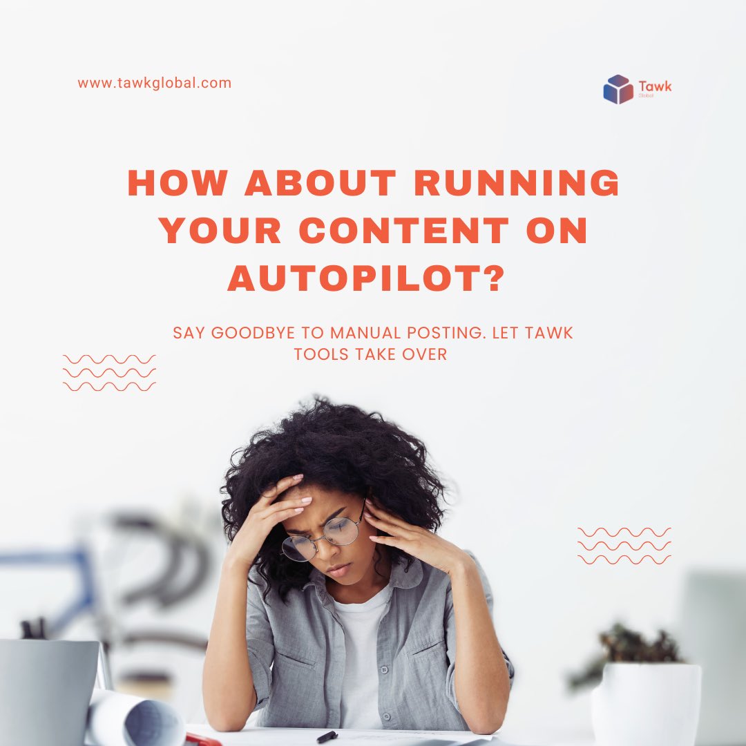 TawkGlobal's tweet photo. Switch to autopilot and let Tawk Tools handle your content, so you can sit back and watch your social presence grow effortlessly! https://t.co/MqMOvov3ZD