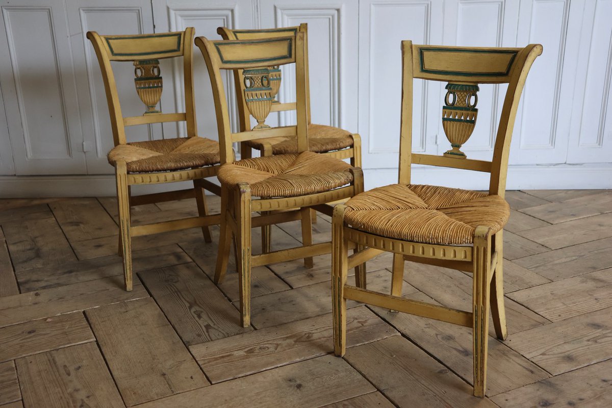 BrownriggUK's tweet photo. Charming set of Four French Country Painted Chairs

https://t.co/WejQN0dZUl

#paintedchairs #antiquepaintedchairs #setofchairs #paintedfurniture https://t.co/ZfuVzWdNIG