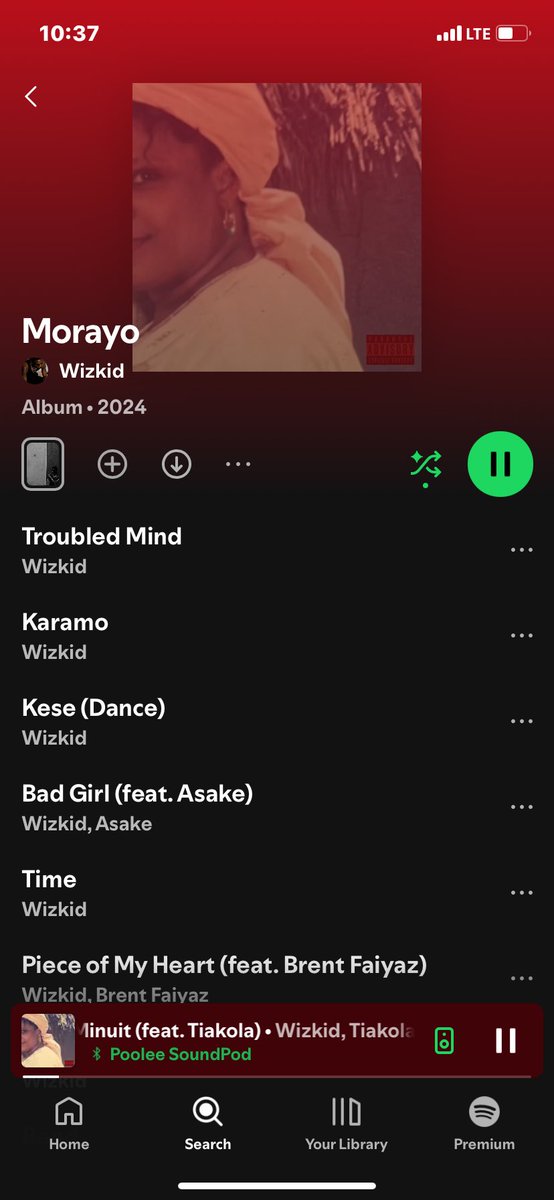 PresidentAloma's tweet photo. @wizkidfc_ @wizkidayo baba suppose release for new year make we use am re-new system 🦅🎶🎵 https://t.co/DmuBcSfmmX