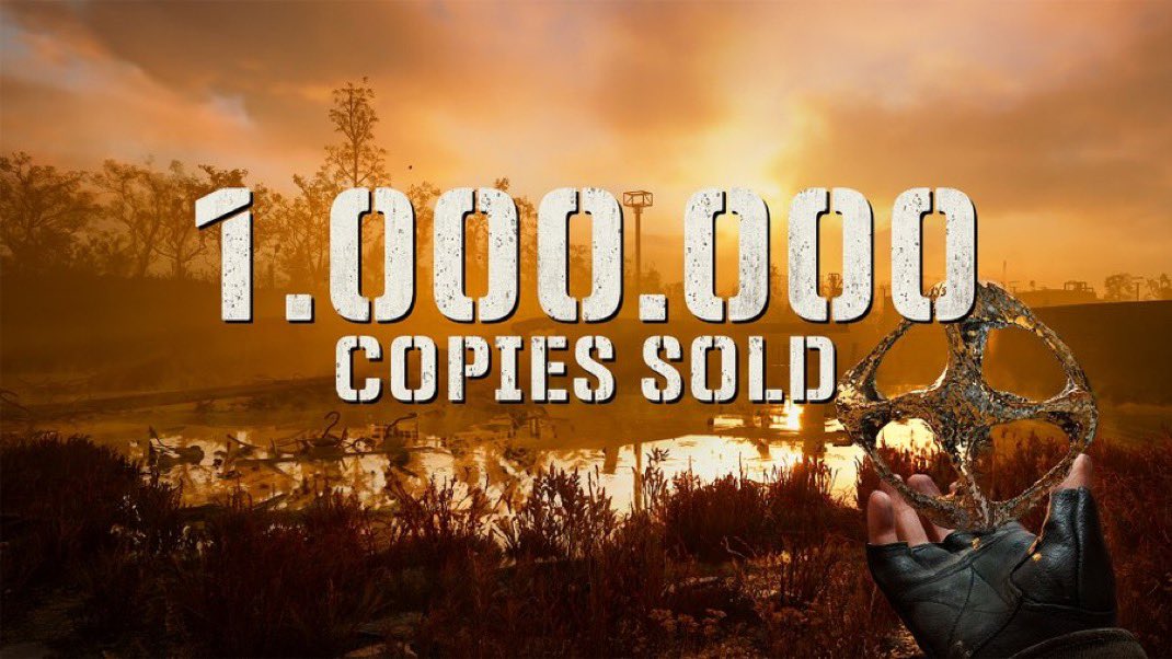 ChitoGamingLive's tweet photo. S.T.A.L.K.E.R 2 have sold 1 million copies https://t.co/b18Jxn9hHE