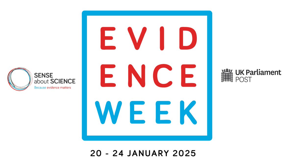 Sense about Science (@senseaboutsci) on Twitter photo #EvidenceWeek is back! <a href="/POST_UK/">POST (UK Parliament)</a>
Having been postponed due to the general election, Evidence week returns to Parliament in January 2025.
It brings together MPs, researchers, and the public to discuss how the evidence used to make policy decisions is scrutinised. #EvidenceWeek is back! <a href="/POST_UK/">POST (UK Parliament)</a>
Having been postponed due to the general election, Evidence week returns to Parliament in January 2025.
It brings together MPs, researchers, and the public to discuss how the evidence used to make policy decisions is scrutinised.