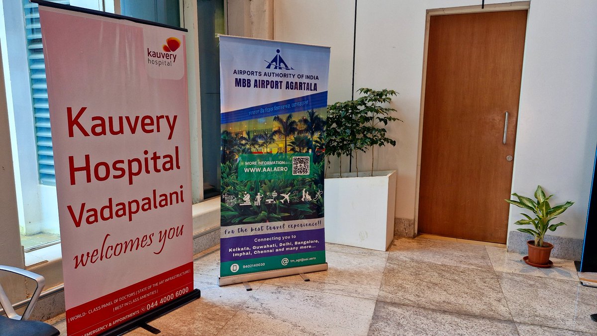 aaiagtairport's tweet image. Today, MBB Airport, Agartala in collaboration with Kauvery Hospital organized a medical check-up camp for its dedicated staff. A step towards prioritizing health and well-being in the aviation industry! #HealthFirst #TeamCare