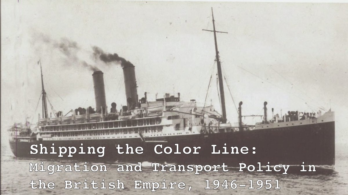 Freddy Foks (@freddyfoks1) on Twitter photo How might ships change the way we understand migration policy in postwar Britain and its empire? My new article in <a href="/JBritishStudies/">Journal of British Studies</a> offers an answer to that question. Here's a long thread to hopefully pique your interest and maybe get you to read it 🧵🚢
doi.org/10.1017/jbr.20… How might ships change the way we understand migration policy in postwar Britain and its empire? My new article in <a href="/JBritishStudies/">Journal of British Studies</a> offers an answer to that question. Here's a long thread to hopefully pique your interest and maybe get you to read it 🧵🚢
doi.org/10.1017/jbr.20…