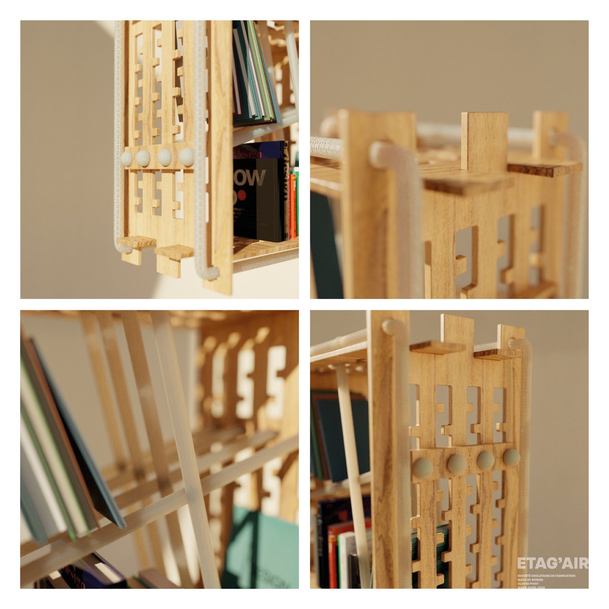 PivotClovis's tweet photo. ÉTAG'AIR

Étagère murale modulable, alliant corde et bois.

Pour Made By Bobine

2022

https://t.co/R15UgBp66A https://t.co/m96nXxJq48