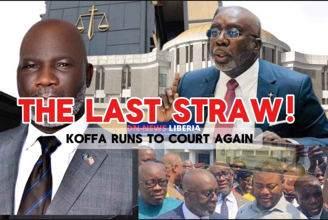 House Speaker Koffa Runs to Court Again…
House Speaker Cllr. J. Fonati Koffa, alongside 27 other lawmakers, has petitioned the Supreme Court of Liberia, seeking a declaration on the constitutionality of actions allegedly taken by the “Majority bloc” of the House of Rep.