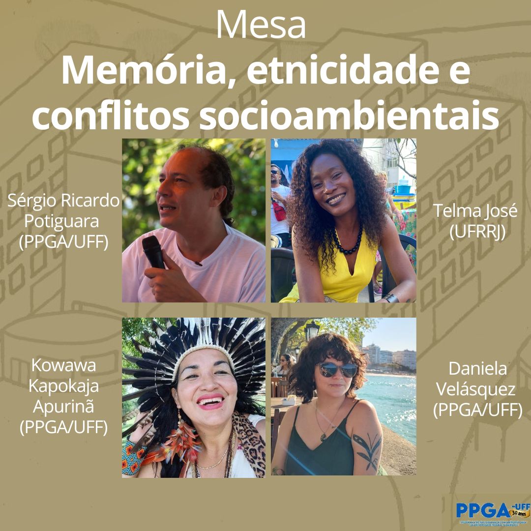 PpgaUff's tweet photo. Por motivos maiores a mesa Memória etnicidade e conflitos socioambientais foi modificada. https://t.co/uC28rmOb8y