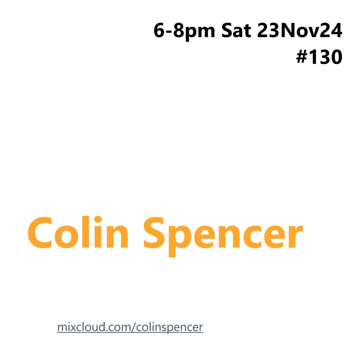 #INTERVIEW: #Kumo's #JonoPodmore champions #DrumsOffChaos for the #ThreeOriginalsByEach feature during #ColinSpencer Programme #130

🔊mixcloud.com/colinspencer/🎧
Saturday 23 November 2024
6-8pm (#UK times)

#DiscoverAndRemember

Before then? Dive deep into mixcloud.com/ColinSpencer/p…