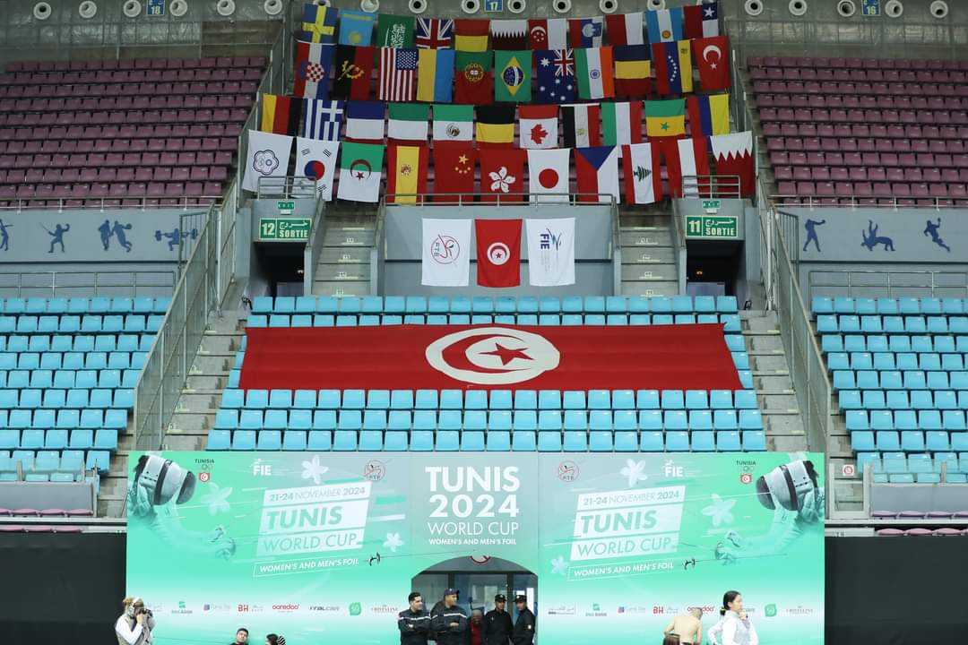 FEscrime's tweet photo. Coupe du Monde Fleuret Tunis Novembre 2024 https://t.co/6UNHlGcElg