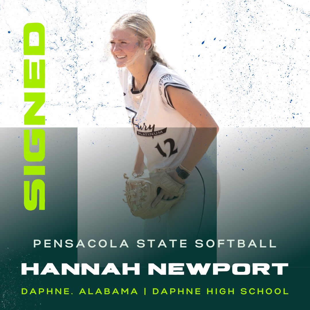 PSCSoftball's tweet photo. 𝑇𝑜𝑑𝑎𝑦 we 𝑐𝑒𝑙𝑒𝑏𝑟𝑎𝑡𝑒 and 𝑤𝑒𝑙𝑐𝑜𝑚𝑒 Hannah Newport ☠️

X @hannahnewport12 
📍Daphne, 𝐴𝑙𝑎𝑏𝑎���𝑎
🏫Daphne High School | @SoftballDaphne1 
🥎 @UnityCasstevens 

#GoPirates🏴‍☠️| #Classof2025 https://t.co/x61m9uSzva