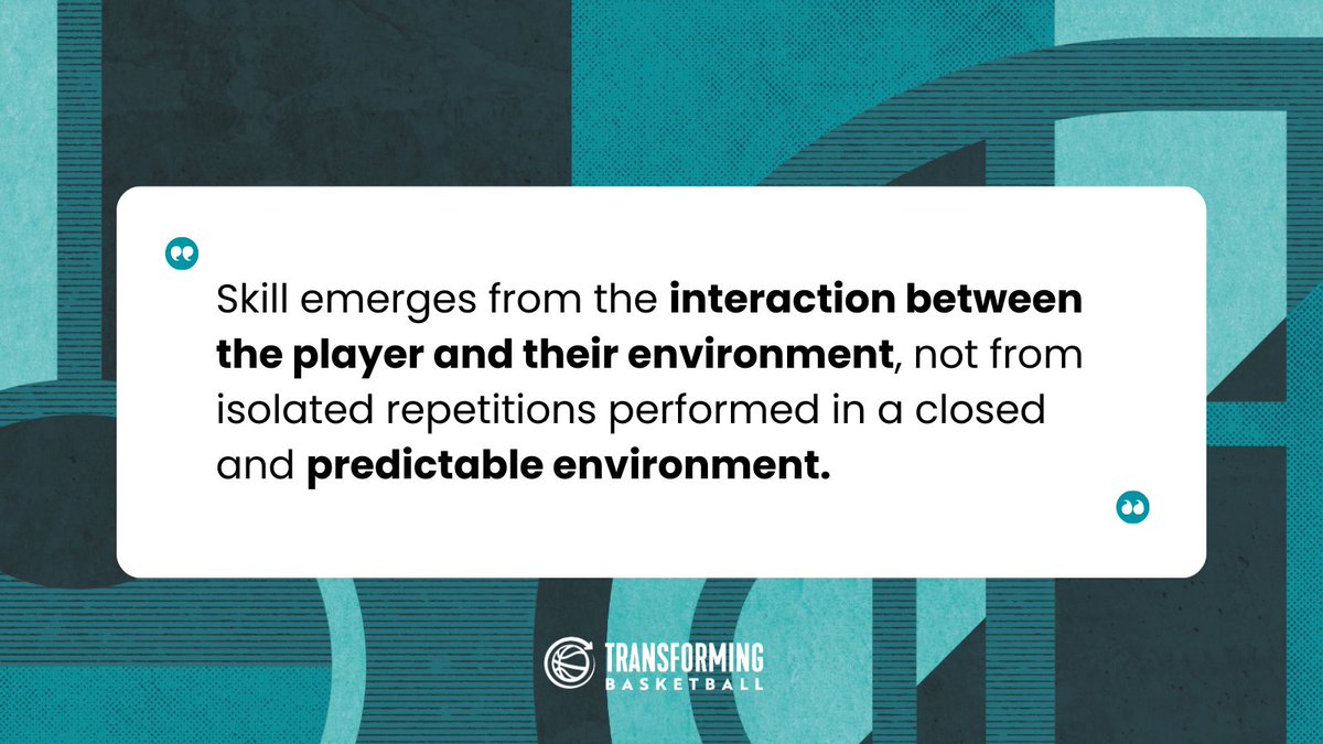 "Skill emerges from the interaction between the player and their environment."