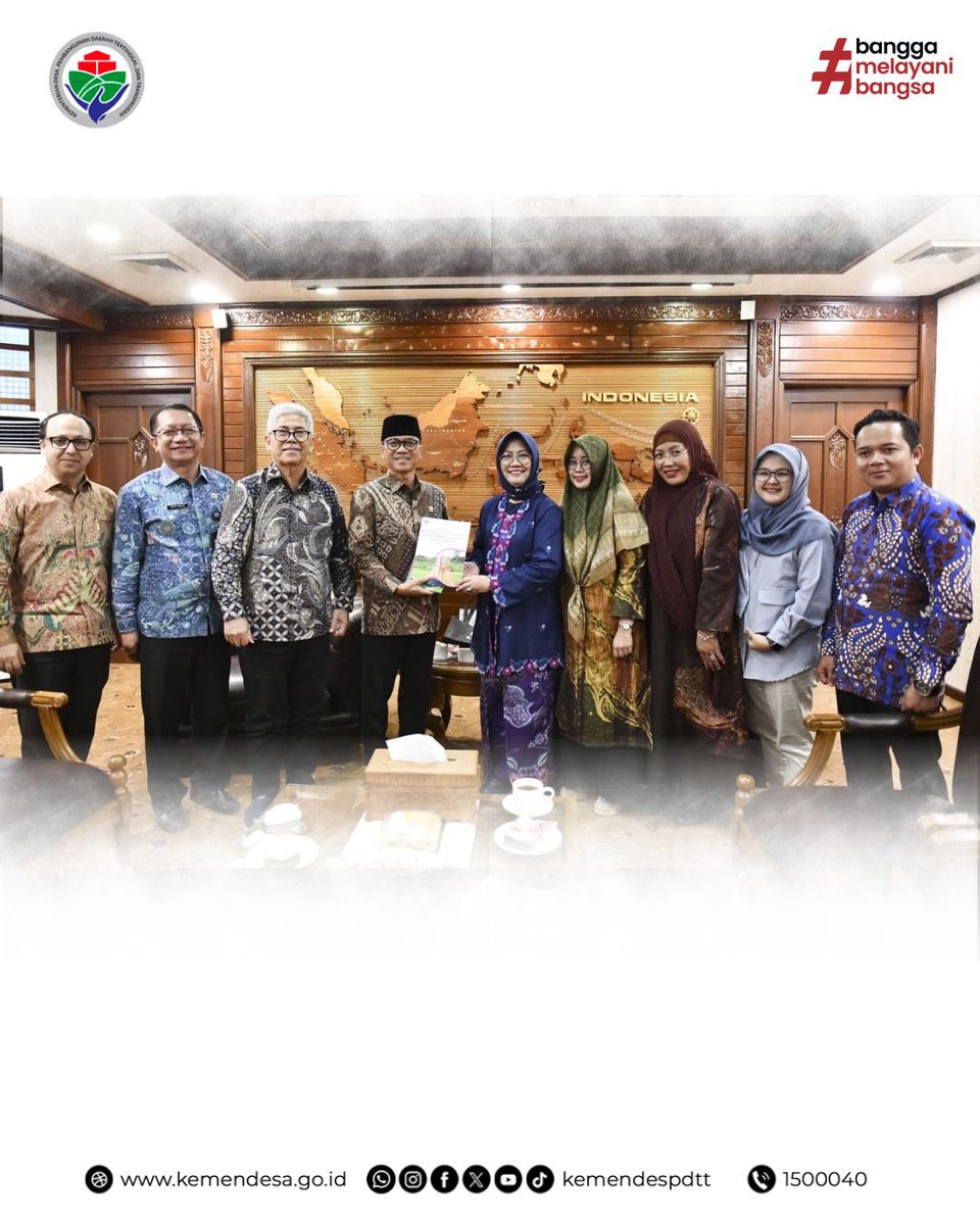 kemendespdt's tweet photo. #SobatDesa, Kementerian Desa dan Pembangunan Daerah Tertinggal terbuka dalam kolaborasi, terlebih lagi kolaborasi untuk memajukan desa. https://t.co/5kpzCLLGle
