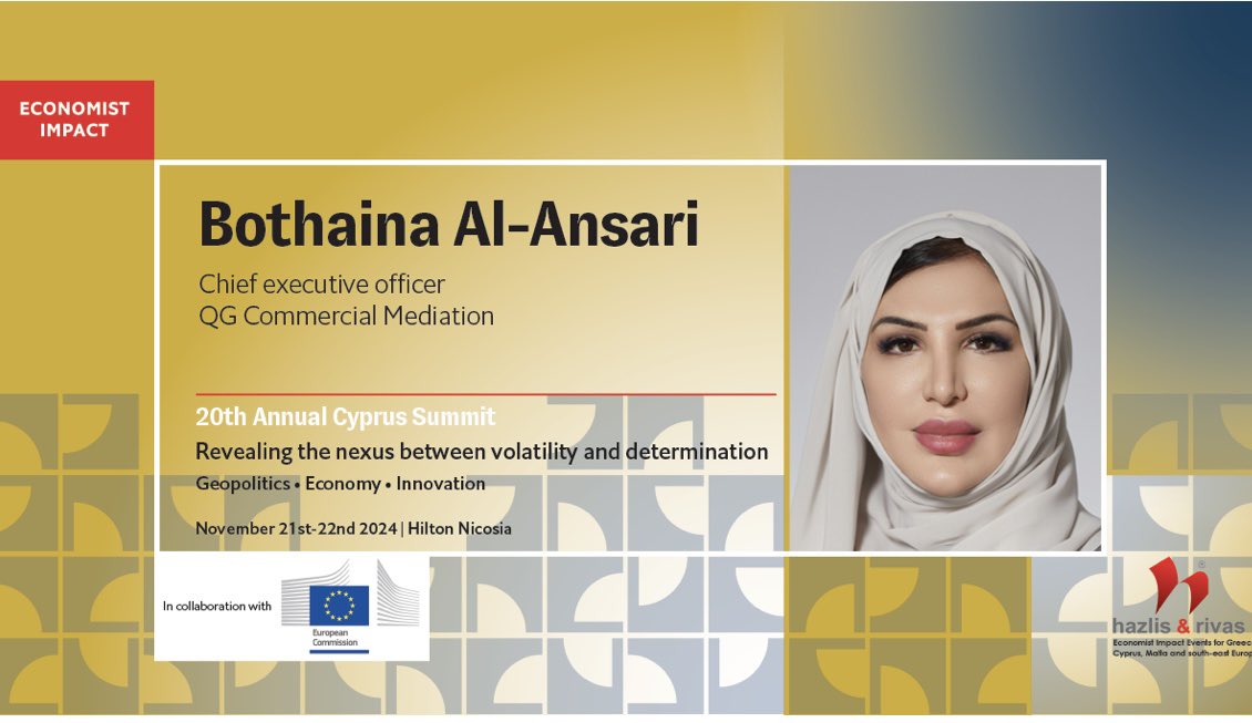 buthainaalansa2's tweet photo. سعيدة بالمشاركة في الملتقى الاقتصادي العشرين الذي عُقد في قبرص، حيث مثّلت دولة قطر وساهمت في النقاشات حول مواجهة التحديات الاقتصادية والجيوسياسية العالمية. تطرقتُ خلال مداخلتي إلى قوة الاقتصاد القطري ومرونته في التكيف مع التغيرات الاقتصادية العالمية والاضطرابات الجيوسياسية، مستعرضةً السياسات الاستراتيجية والمبادرات التي ساهمت في تحقيق الاستقرار والنمو المستدام.

تناولتُ الدور المحوري للاستثمارات في البنية التحتية وتنويع الاقتصاد كجزء من رؤية قطر الوطنية 2030، التي تهدف إلى بناء اقتصاد متنوع وقادر على مواجهة التحديات المستقبلية. كما سلطت الضوء على الدور الرائد للمرأة القطرية في تعزيز الاقتصاد الوطني.

ناقشتُ المشاركة الفاعلة للمرأة القطرية في مختلف القطاعات، حيث تُعد شريكًا أساسيًا في التنمية الاقتصادية من خلال توليها مناصب قيادية ومساهمتها الكبيرة في سوق العمل. تمكين المرأة القطرية ليس فقط إنجازًا اجتماعيًا، ولكنه أيضًا عامل رئيسي لدفع عجلة النمو الاقتصادي وتحقيق الاستدامة.

عكست مشاركتي في الملتقى أهمية تسليط الضوء على التجربة القطرية كنموذج يُحتذى به في مواجهة التحديات وتعزيز دور المرأة في التنمية الاقتصادية.
#الدكتورة_بثينة_الأنصاري 
#Economist #cyprus #2024#Qatar
#WomenToWomen