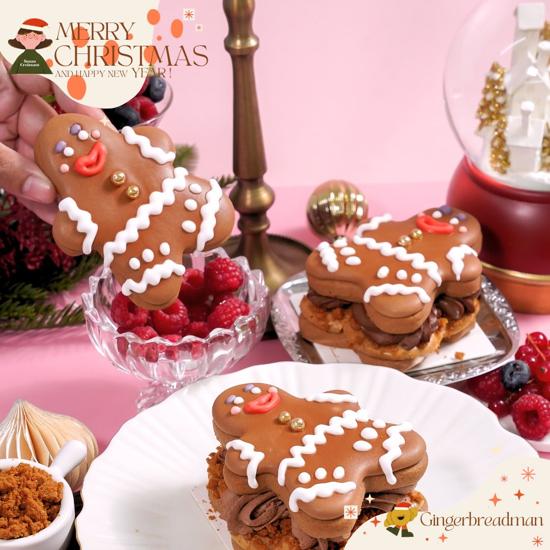 CroissantSusan's tweet photo. ‘Tis the season for sweetness! ❄️🎀🌸 Celebrate a White Christmas with our festive creations 🎂🍓💕, handcrafted to bring magic to every bite ✨💗. Available now at Susan Croissant – let the holiday cheer begin! 🎅🏻🎄🩷 https://t.co/kBxrAMS8uc
