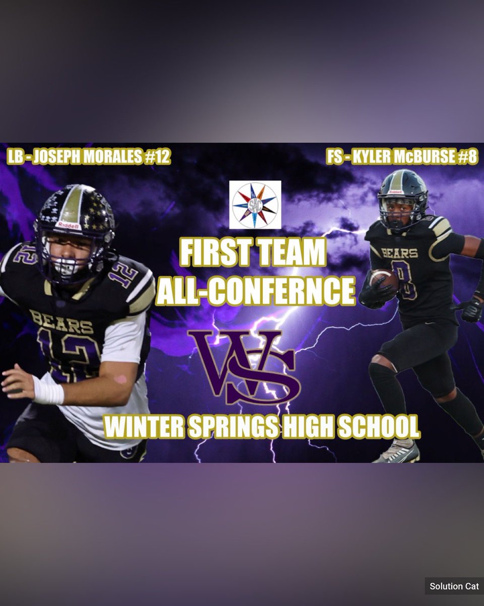 coachdycus13's tweet photo. Our 1st Team and 2nd Team All Seminole County Football Players for 2024.  Best part 3 of the 4 will be back next year!!!! Joseph you will be missed and hard to replace!!!! Go Bears!!!! https://t.co/2yUsnw31T3