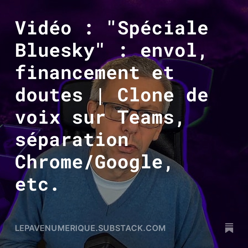 PaveNumerique's tweet image. Le replay et la version Podcast du Pavé numérique Live sont déjà disponibles pour nos soutiens.
lepavenumerique.substack.com/p/video-specia…