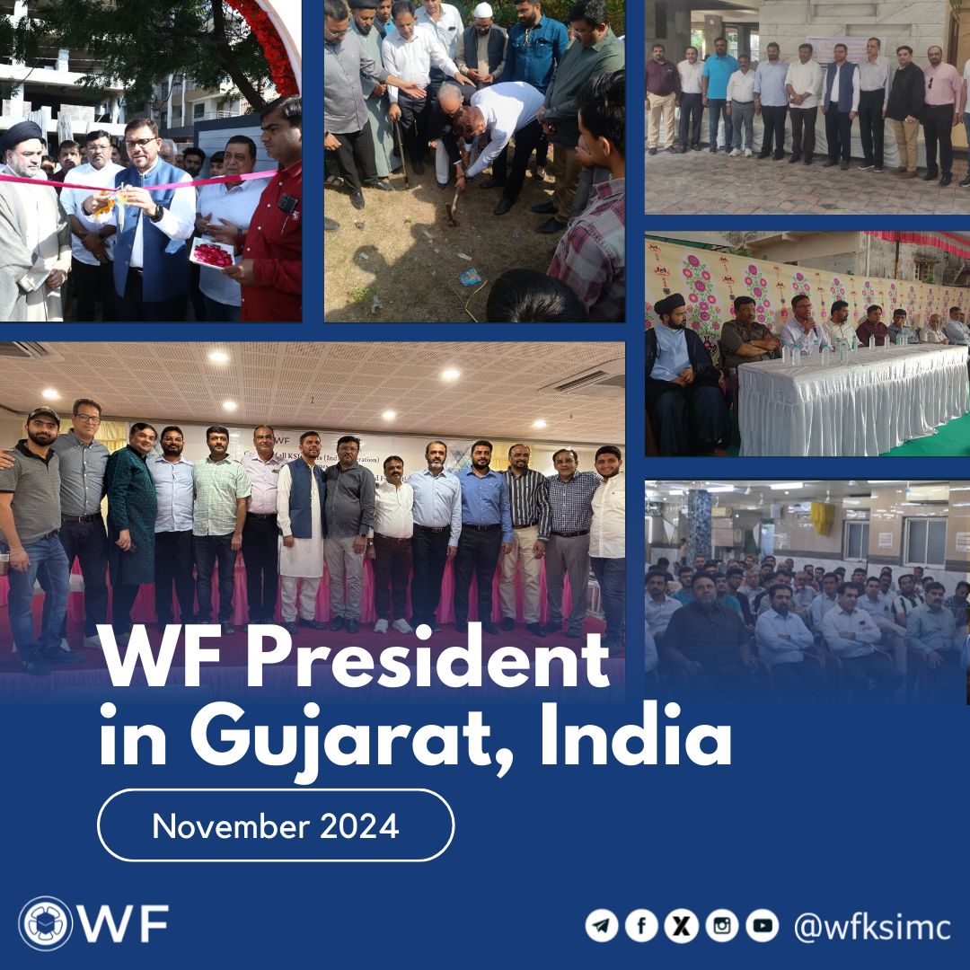 From 9th to 11th November 2024, the WF President embarked on an impactful visit to Gujarat, India. This visit highlighted critical community development projects, engaged grassroots leaders, and reinforced collaboration.

Find out more: lnk.worldfed.org/pres-guj2024