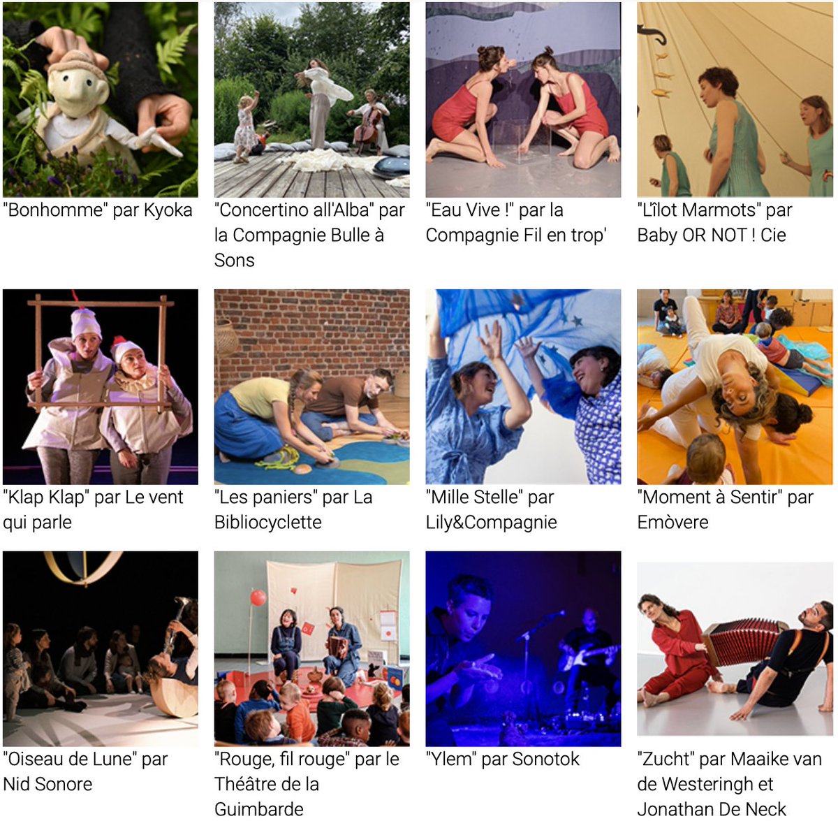 En 2025, l’ONE propose aux structures d’accueil de la petite enfance une nouvelle saison de spectacles d’art vivant adressés aux tout-petits. 🎭

Complétez le formulaire en ligne 👉 one.be/professionnel/…