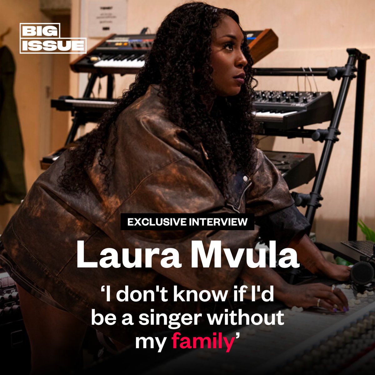 Big Issue (@bigissue) on Twitter photo .<a href="/lauramvula/">LAURA MVULA</a> recently released a charity single with <a href="/jlpartnership/">John Lewis Partnership News</a>, with proceeds going towards care experienced people unlocking their potential. #CEP 🙌
She spoke to Big Issue about her journey into the arts & the importance of a support network. 🫶⬇️
bigissue.com/culture/music/… .<a href="/lauramvula/">LAURA MVULA</a> recently released a charity single with <a href="/jlpartnership/">John Lewis Partnership News</a>, with proceeds going towards care experienced people unlocking their potential. #CEP 🙌
She spoke to Big Issue about her journey into the arts & the importance of a support network. 🫶⬇️
bigissue.com/culture/music/…