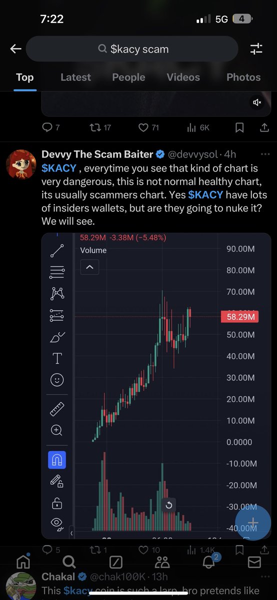 DaLll111189's tweet photo. @mark_kacy Farm token stay away! He acts like he knows nothing about crypto when he’s been involved in multiple NFT projects and insiders hold 78% of the supply https://t.co/UDnEPlBc94